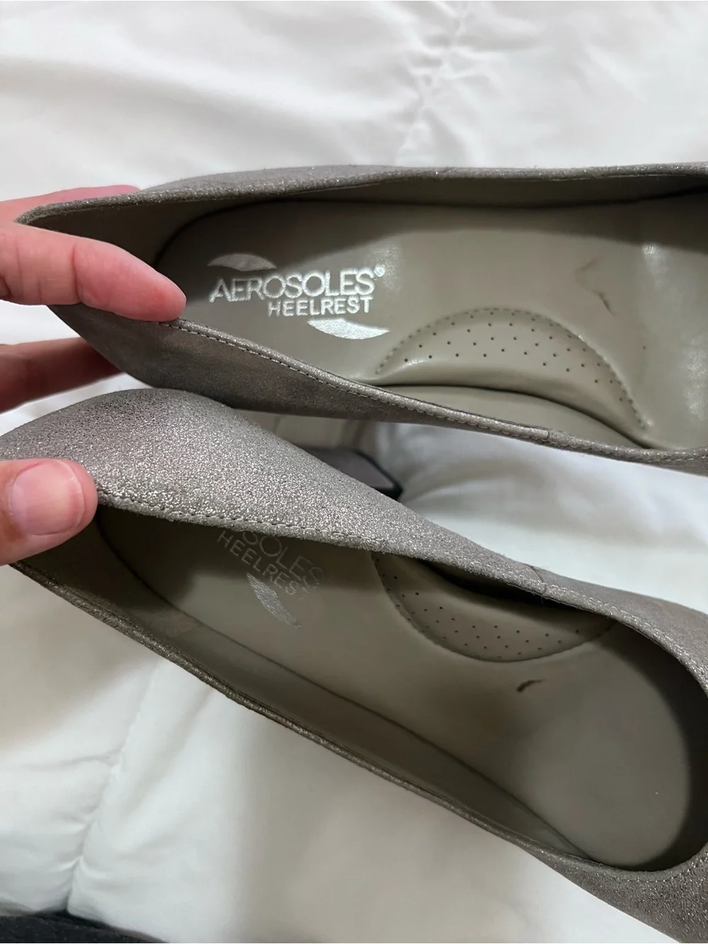 AEROSOLES elegant pewter